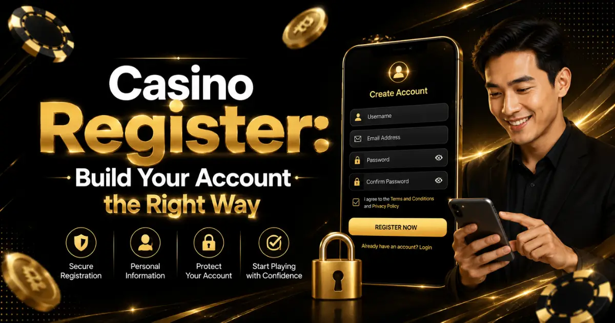 Casino Register - Build Your Account the Right Way